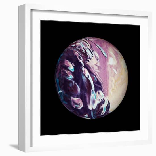 Abstract Marble Ball-Swedish Marble-Framed Premium Giclee Print