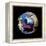 Abstract Marble Ball-Swedish Marble-Framed Stretched Canvas