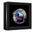 Abstract Marble Ball-Swedish Marble-Framed Stretched Canvas