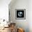 Abstract Marble Sphere of Ink-Swedish Marble-Framed Art Print displayed on a wall
