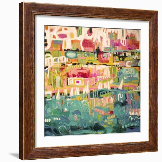 Abstract Marina II-Karen Fields-Framed Art Print