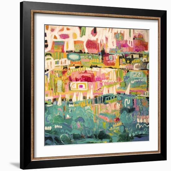 Abstract Marina II-Karen Fields-Framed Art Print