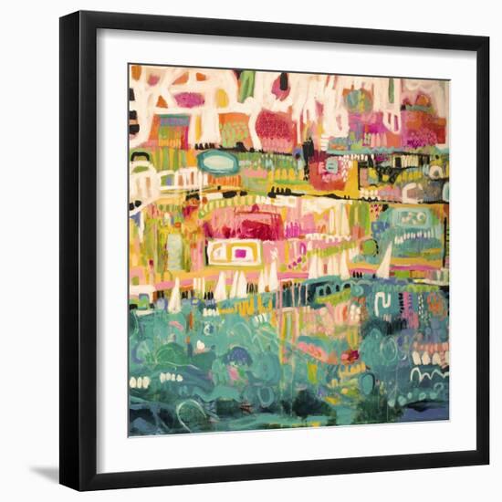 Abstract Marina II-Karen Fields-Framed Art Print