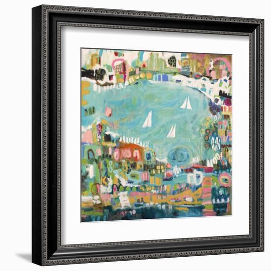 Abstract Marina IV-Karen Fields-Framed Art Print