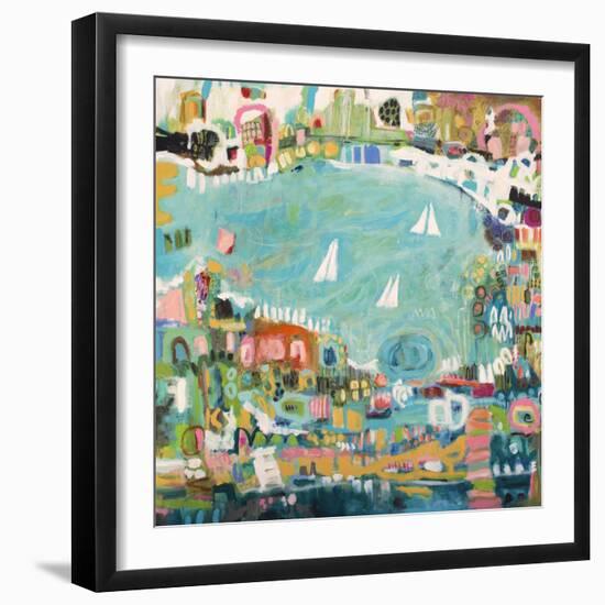 Abstract Marina IV-Karen Fields-Framed Art Print