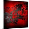 Abstract Metal Background with Splash-Eky Studio-Mounted Art Print