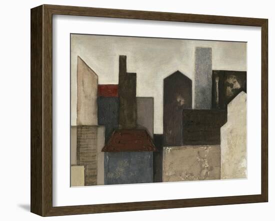 Abstract Metropolis I-Megan Meagher-Framed Art Print