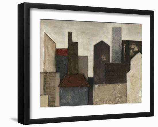 Abstract Metropolis I-Megan Meagher-Framed Art Print