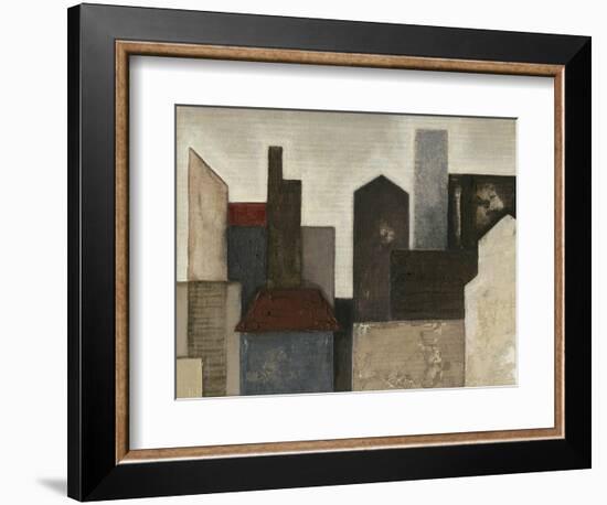 Abstract Metropolis I-Megan Meagher-Framed Art Print