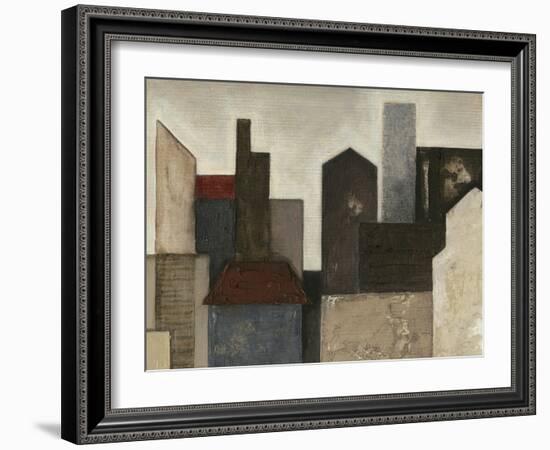 Abstract Metropolis I-Megan Meagher-Framed Art Print