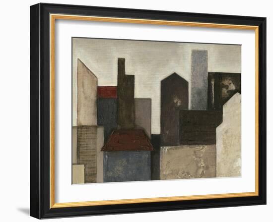 Abstract Metropolis I-Megan Meagher-Framed Art Print