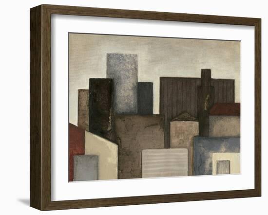 Abstract Metropolis II-Megan Meagher-Framed Art Print