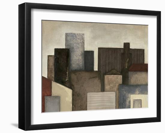 Abstract Metropolis II-Megan Meagher-Framed Art Print