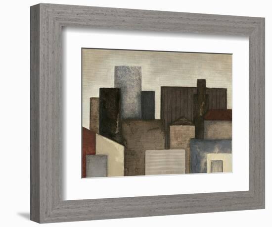 Abstract Metropolis II-Megan Meagher-Framed Art Print