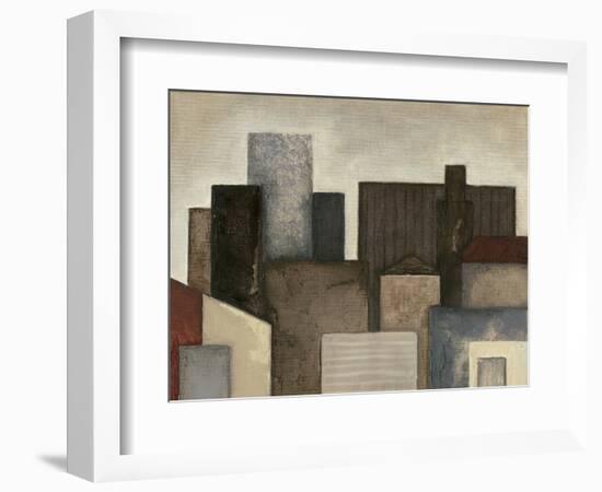 Abstract Metropolis II-Megan Meagher-Framed Art Print