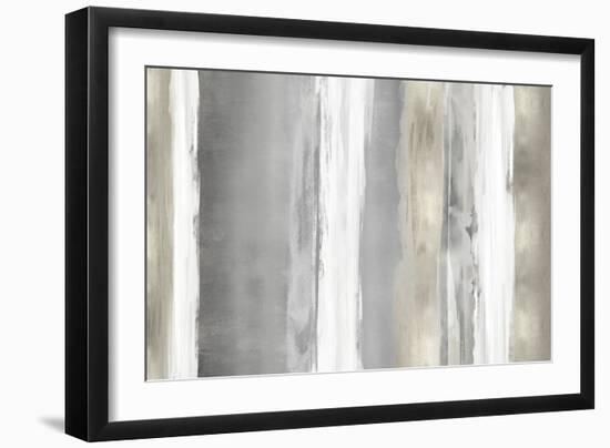 Abstract Mix Grey-David Moore-Framed Art Print