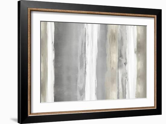 Abstract Mix Grey-David Moore-Framed Art Print