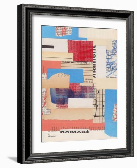 Abstract Mixed Media Collage #2-Alisa Galitsyna-Framed Giclee Print