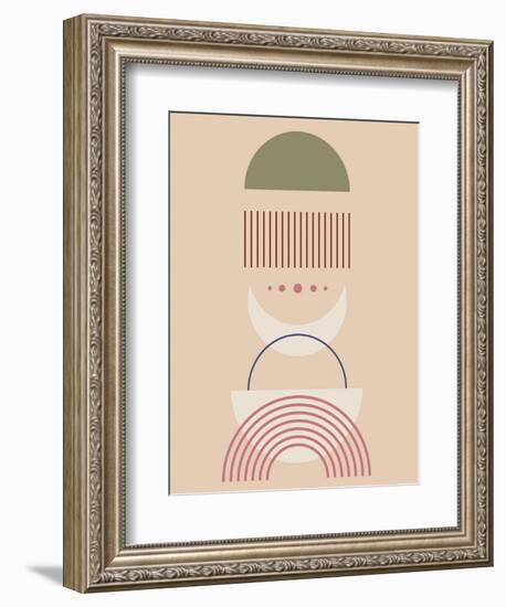 Abstract Moons-Jesse Keith-Framed Art Print