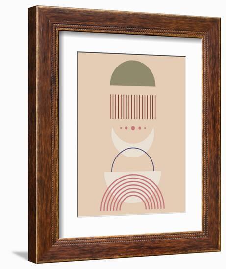 Abstract Moons-Jesse Keith-Framed Art Print