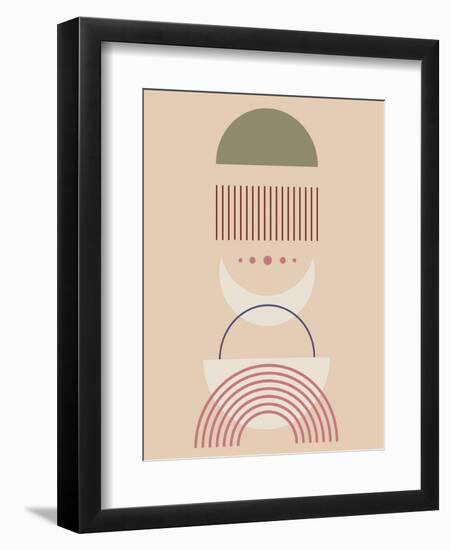 Abstract Moons-Jesse Keith-Framed Art Print