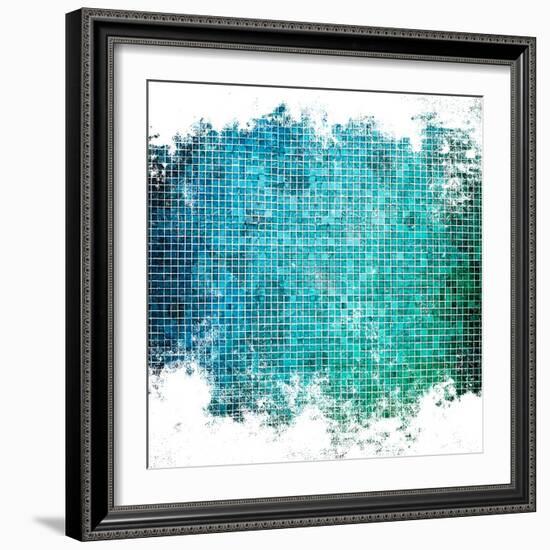 Abstract Mosaic Background-Eky Studio-Framed Art Print