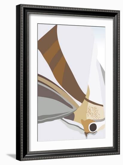 Abstract Moth-Belen Mena-Framed Giclee Print