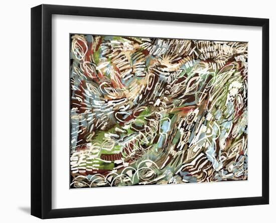 Abstract Motions II-Nikki Galapon-Framed Art Print