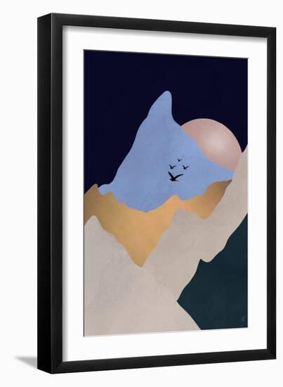 Abstract Mountain-Anne-Marie Volfova-Framed Giclee Print