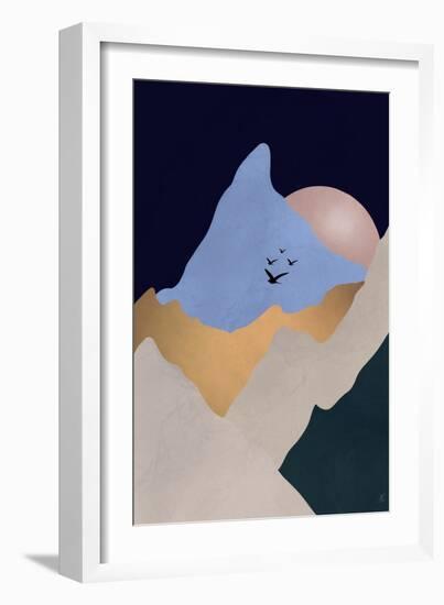 Abstract Mountain-Anne-Marie Volfova-Framed Giclee Print