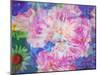 Abstract Multicolor Floral Montage Photographic Layer Work-Alaya Gadeh-Mounted Photographic Print