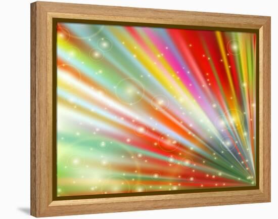 Abstract Multicolored-epic44-Framed Stretched Canvas