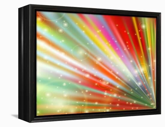 Abstract Multicolored-epic44-Framed Stretched Canvas