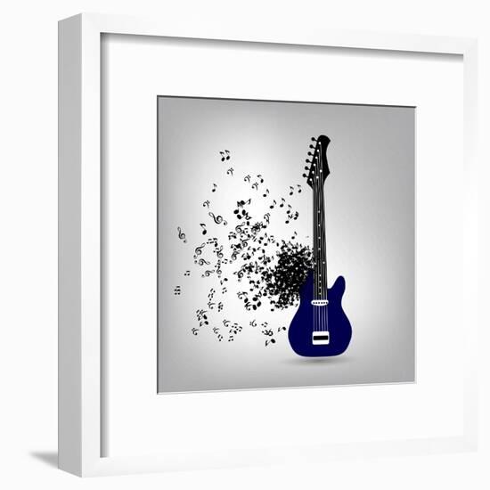 Abstract Music Illustration for Your Design-Oleg Gapeenko-Framed Art Print