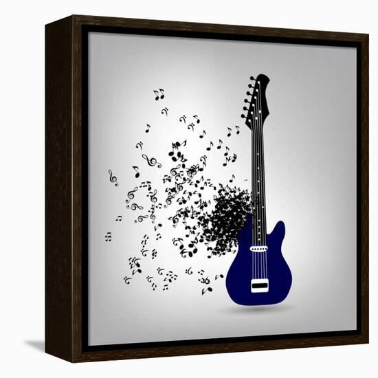 Abstract Music Illustration for Your Design-Oleg Gapeenko-Framed Stretched Canvas