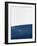 Abstract Navy Blue Watercolor-Hallie Clausen-Framed Art Print