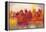 Abstract New York City-Brian Carter-Framed Stretched Canvas