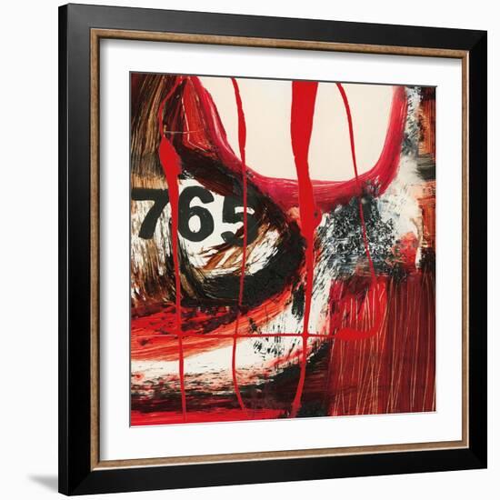 Abstract Numerals-Natasha Barnes-Framed Premium Giclee Print