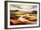 Abstract Ochre Landscape-Avril Anouilh-Framed Art Print