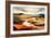 Abstract Ochre Landscape-Avril Anouilh-Framed Art Print