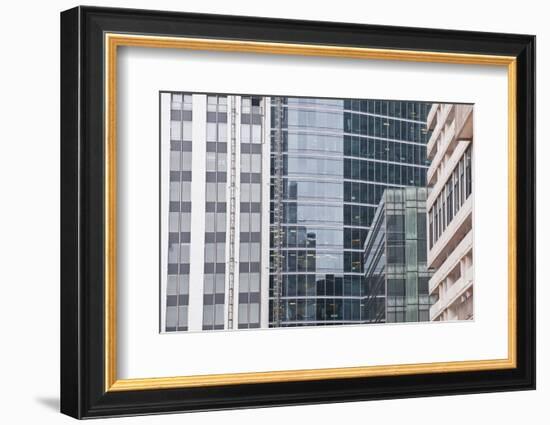 Abstract of Buildings in the La Defense District, Paris, France, Europe-Julian Elliott-Framed Photographic Print