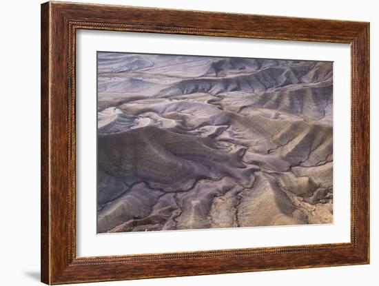 Abstract Of Desert Lines And Patterns From A Lookout Point In Southern Utah, Near Hanksville-Austin Cronnelly-Framed Photographic Print