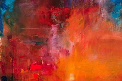 Abstract Oil Painting Background. Oil on Canvas Texture. Hand Drawn Oil Painting.Color Texture. Fra Art Print Anton Evmeshkin Art