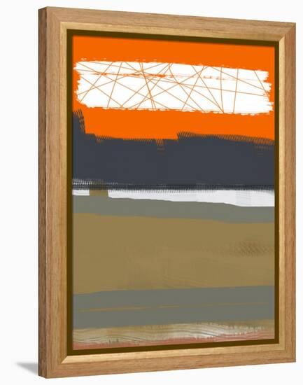 Abstract Orange 1-NaxArt-Framed Stretched Canvas