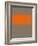 Abstract Orange 3-NaxArt-Framed Art Print