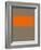 Abstract Orange 3-NaxArt-Framed Art Print