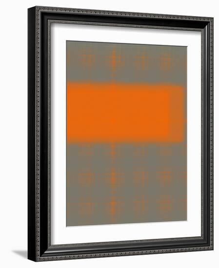 Abstract Orange 3-NaxArt-Framed Art Print