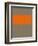 Abstract Orange 3-NaxArt-Framed Art Print