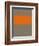 Abstract Orange 3-NaxArt-Framed Art Print