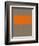 Abstract Orange 3-NaxArt-Framed Art Print